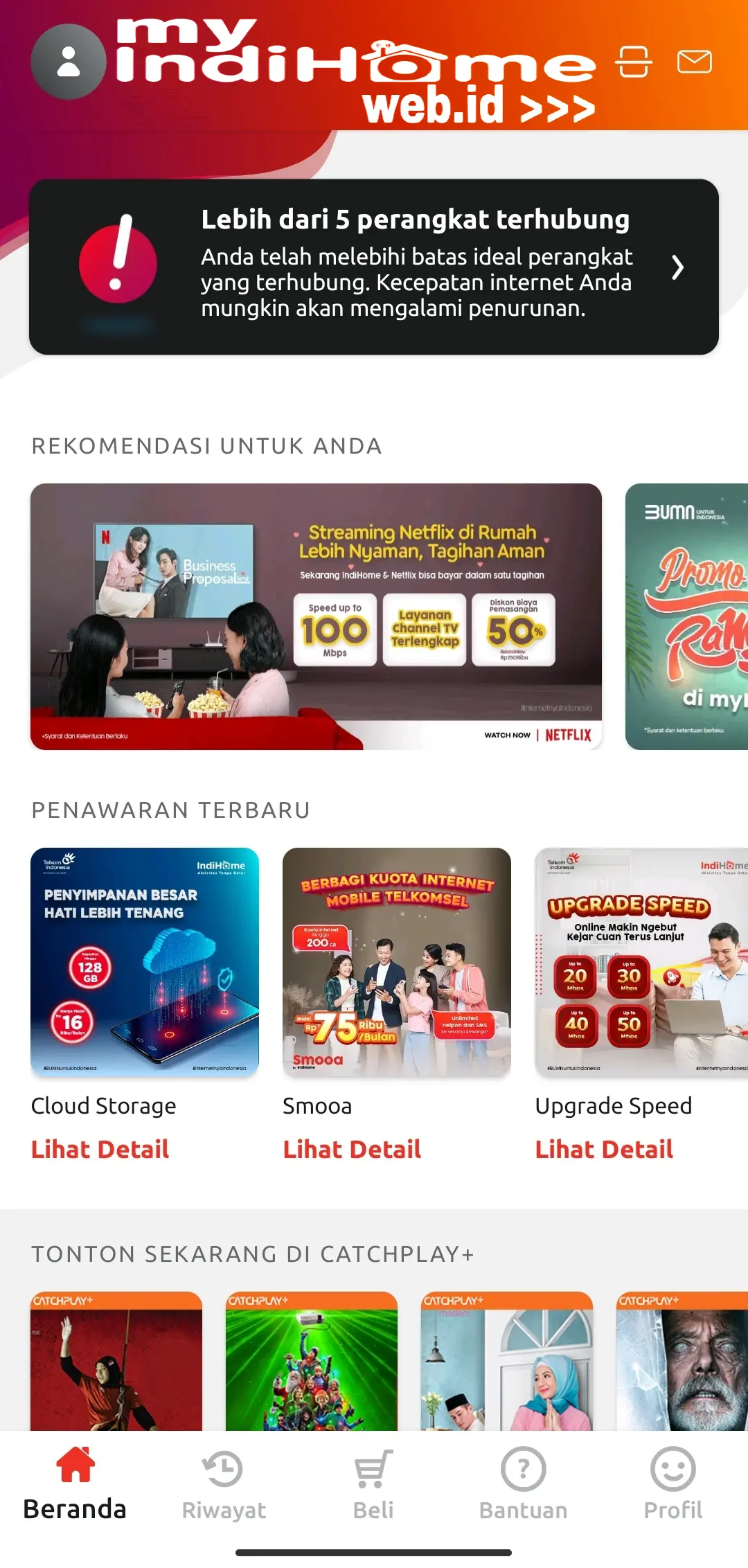 Aplikasi MyIndihome