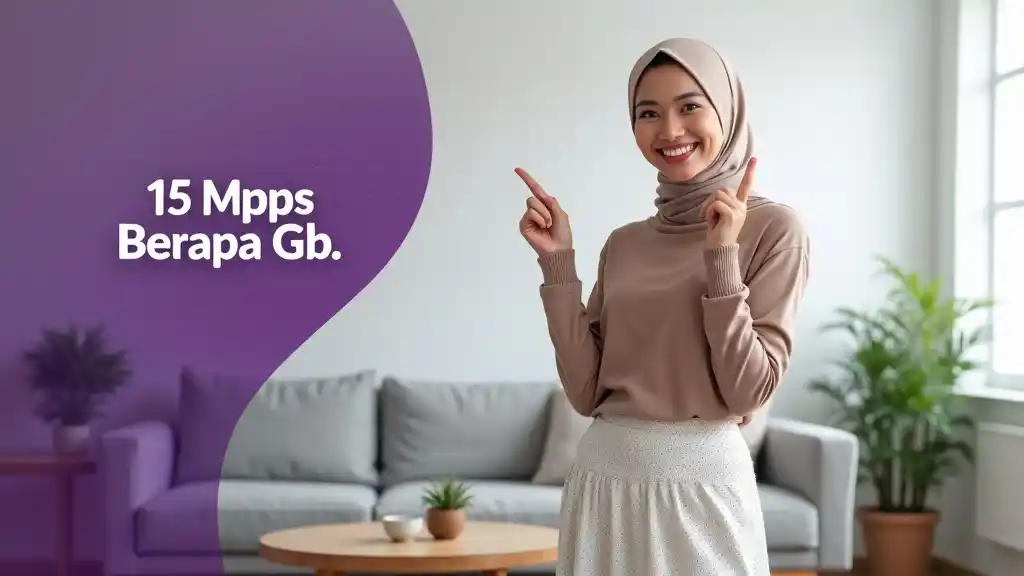 15 Mbps Berapa Gb