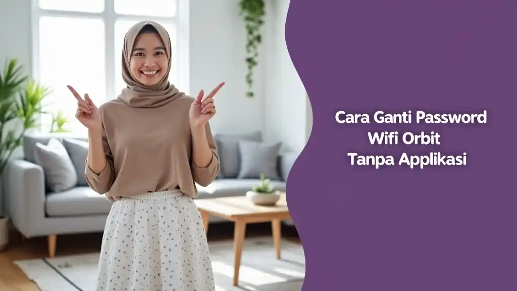Cara Ganti Password Wifi Orbit Tanpa Aplikasi
