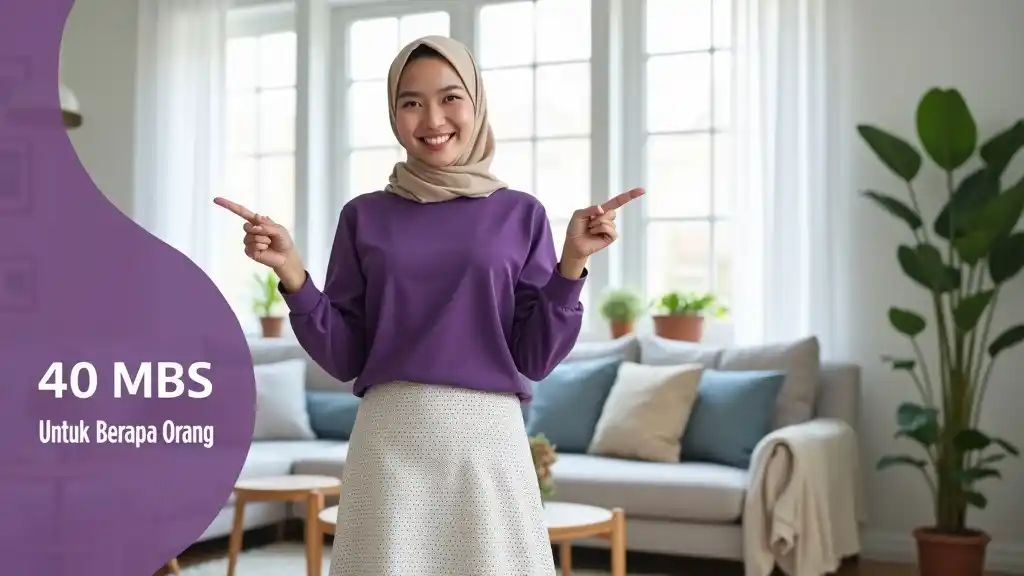 40 Mbps Untuk Berapa Orang