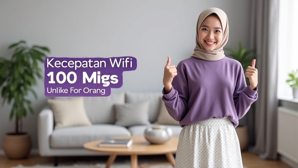 Kecepatan Wifi 100 Mbps Untuk Berapa Orang